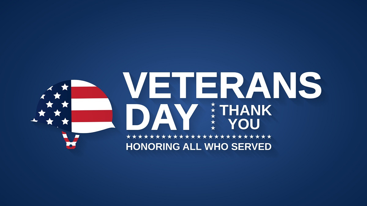 Veterans Day thank you to all who served graphic.